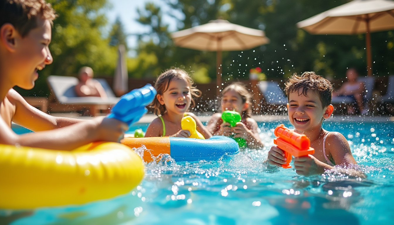 découvrez des jeux amusants à faire dans la piscine pour profiter pleinement de l'été et s'amuser en famille ou entre amis.