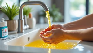 découvrez si l'eau jaune est sûre pour la peau et comment l'utiliser sans risques lors de la douche ou du bain.