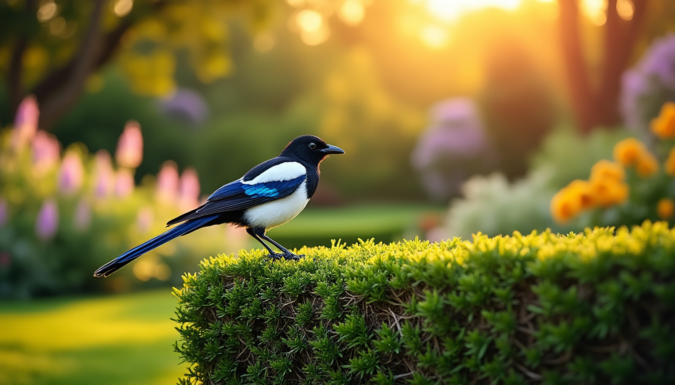 Que signifie la présence d’une pie dans votre jardin en 2026 découvrez la signification de la présence d'une pie dans votre jardin en 2026 et ce que cet oiseau symbolise pour cette nouvelle année.