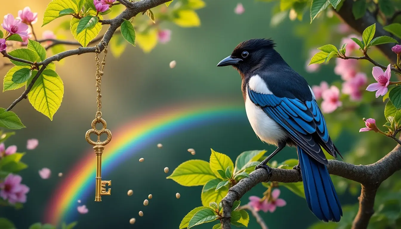 découvrez la signification de la pie dans le jardin et explorez les symboles et croyances associés à cet oiseau fascinant.
