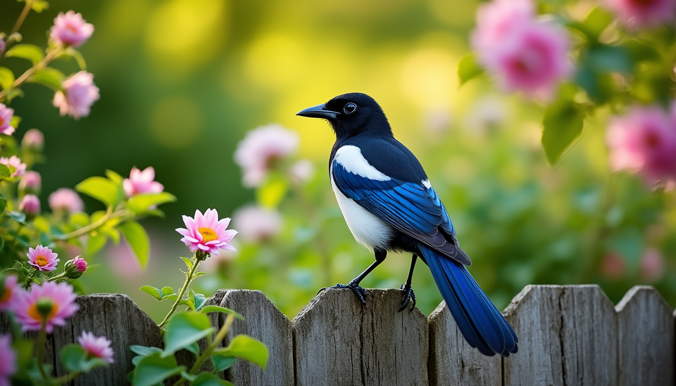 découvrez la signification de la pie dans le jardin et les symboles qu'elle incarne, entre superstition, mysticisme et tradition.