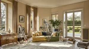 photos de la maison d'alain delon à douchy