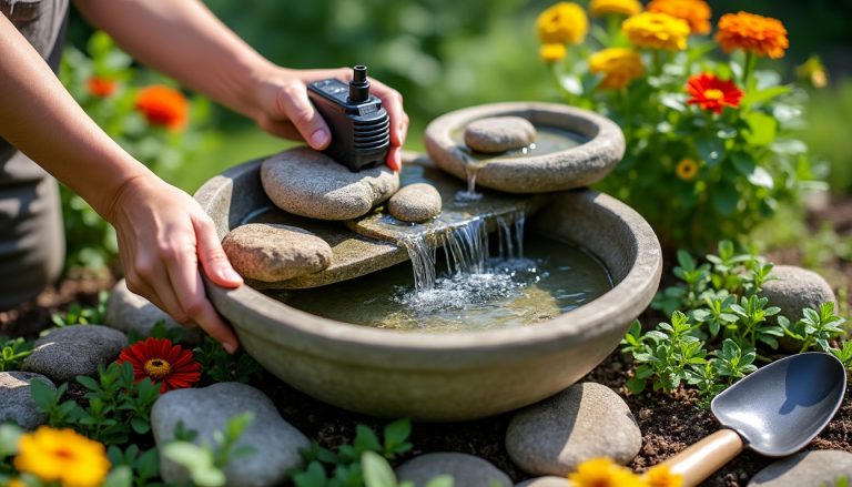 apprenez à fabriquer facilement une fontaine de jardin faite maison avec notre guide étape par étape. idée déco simple et originale pour embellir votre extérieur.