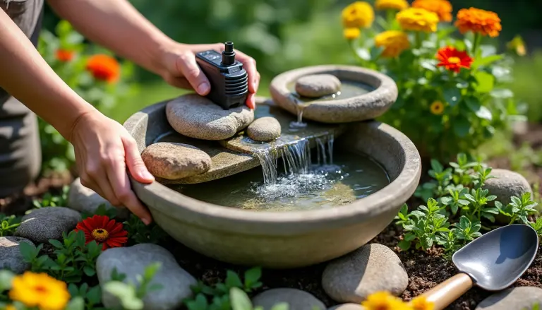 apprenez à fabriquer facilement une fontaine de jardin faite maison avec notre guide étape par étape. idée déco simple et originale pour embellir votre extérieur.