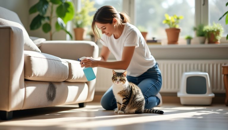 découvrez des solutions efficaces pour empêcher votre chat de faire pipi sur le canapé et préserver la propreté de votre intérieur.