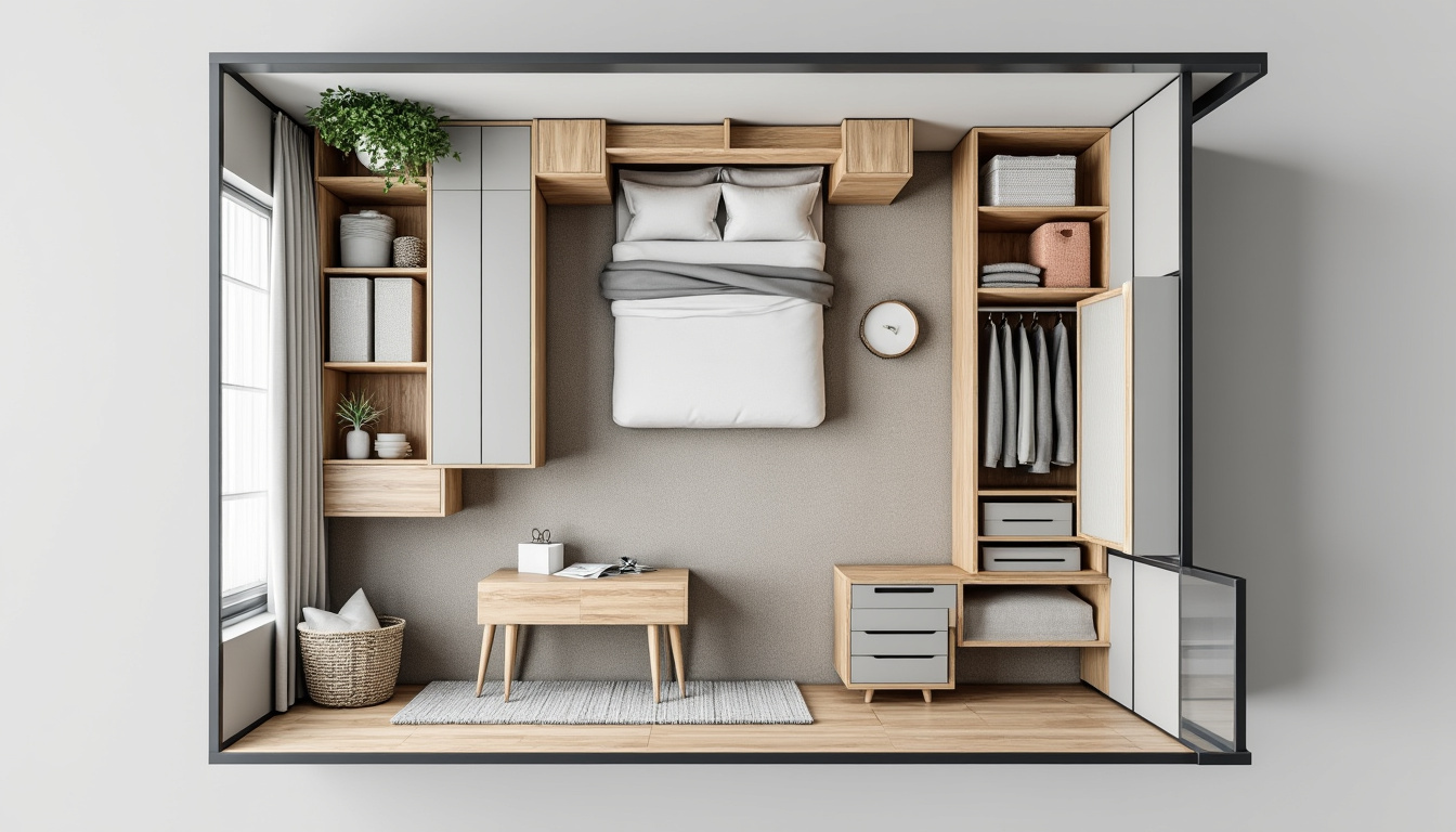 Plan pour une chambre : comment optimiser l'espace et le rangement découvrez nos conseils pour créer un plan de chambre efficace et optimiser l'espace ainsi que le rangement pour un intérieur organisé et confortable.