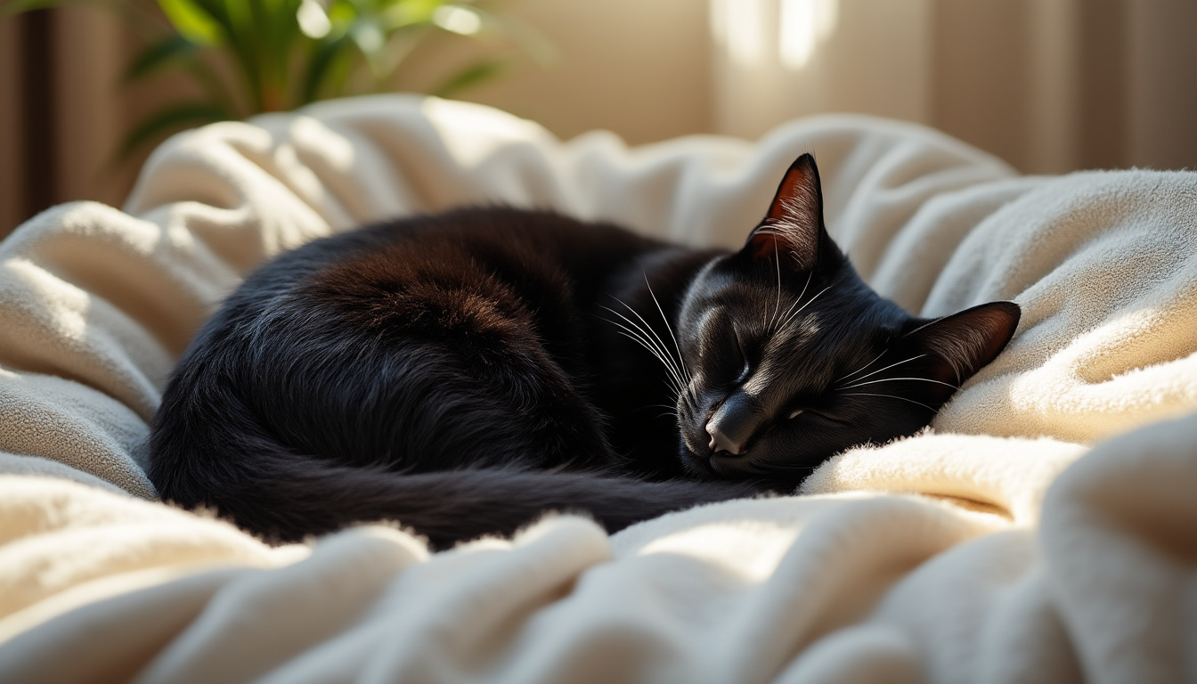 Que signifie spirituellement un chat qui dort sur le lit découvrez la signification spirituelle d'un chat qui dort sur le lit, symbole de protection, de paix intérieure et de connexion énergétique dans votre espace personnel.