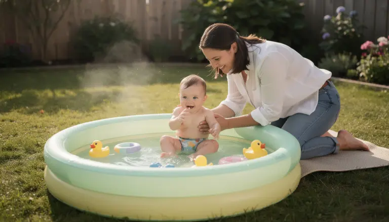 Quelle est la température idéale de l&rsquo;eau pour une piscine bébé 1 an