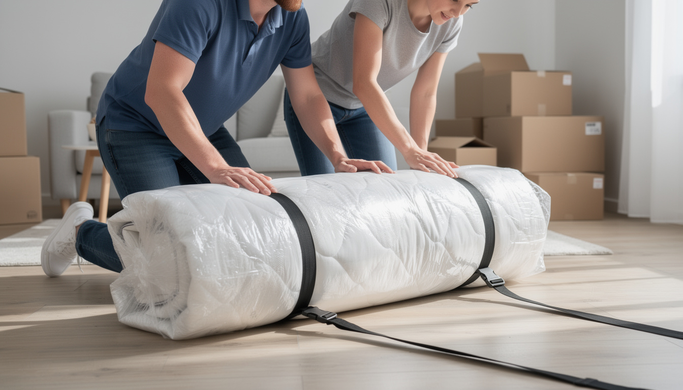 découvrez nos astuces pour rouler un matelas facilement et le transporter sans difficulté, tout en évitant les dommages.