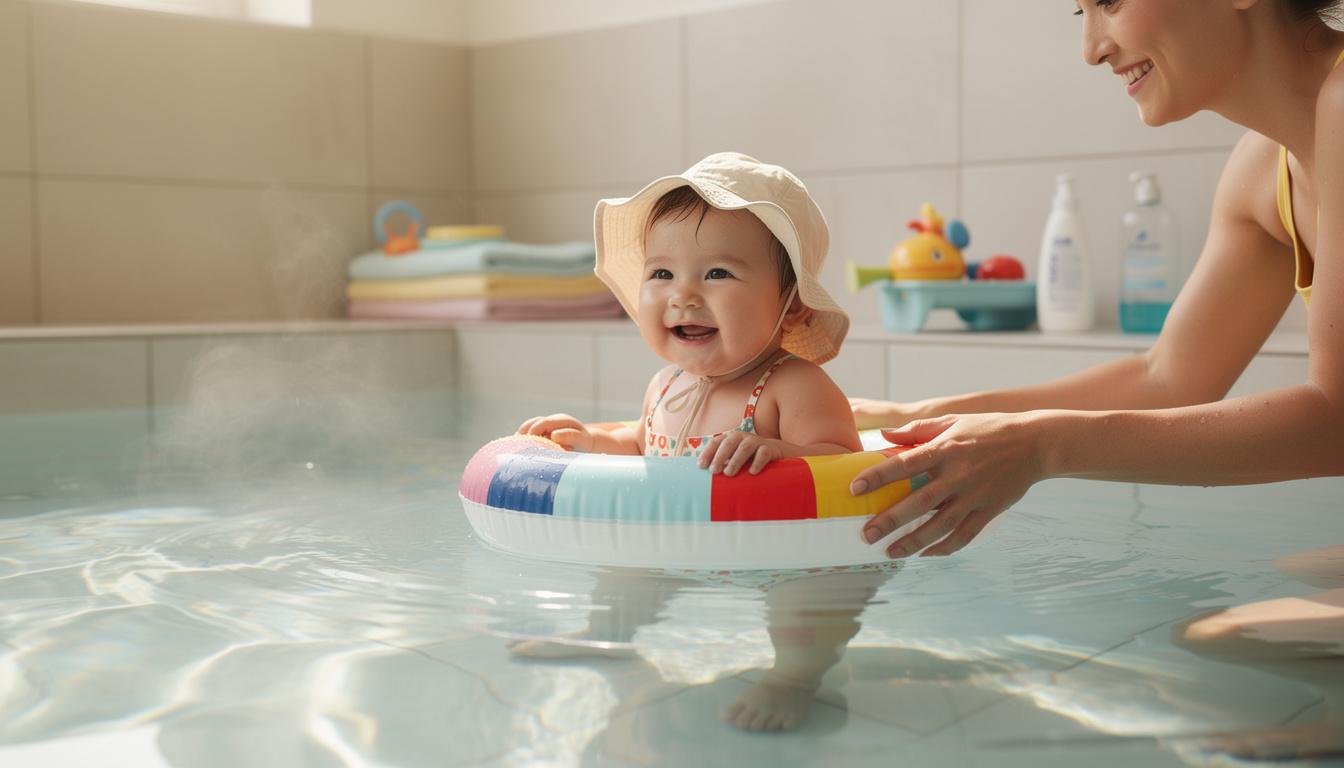 Quelle est la température idéale de la piscine pour un bébé de 6 mois découvrez la température idéale de la piscine pour garantir le confort et la sécurité de votre bébé de 6 mois lors de ses premières baignades.